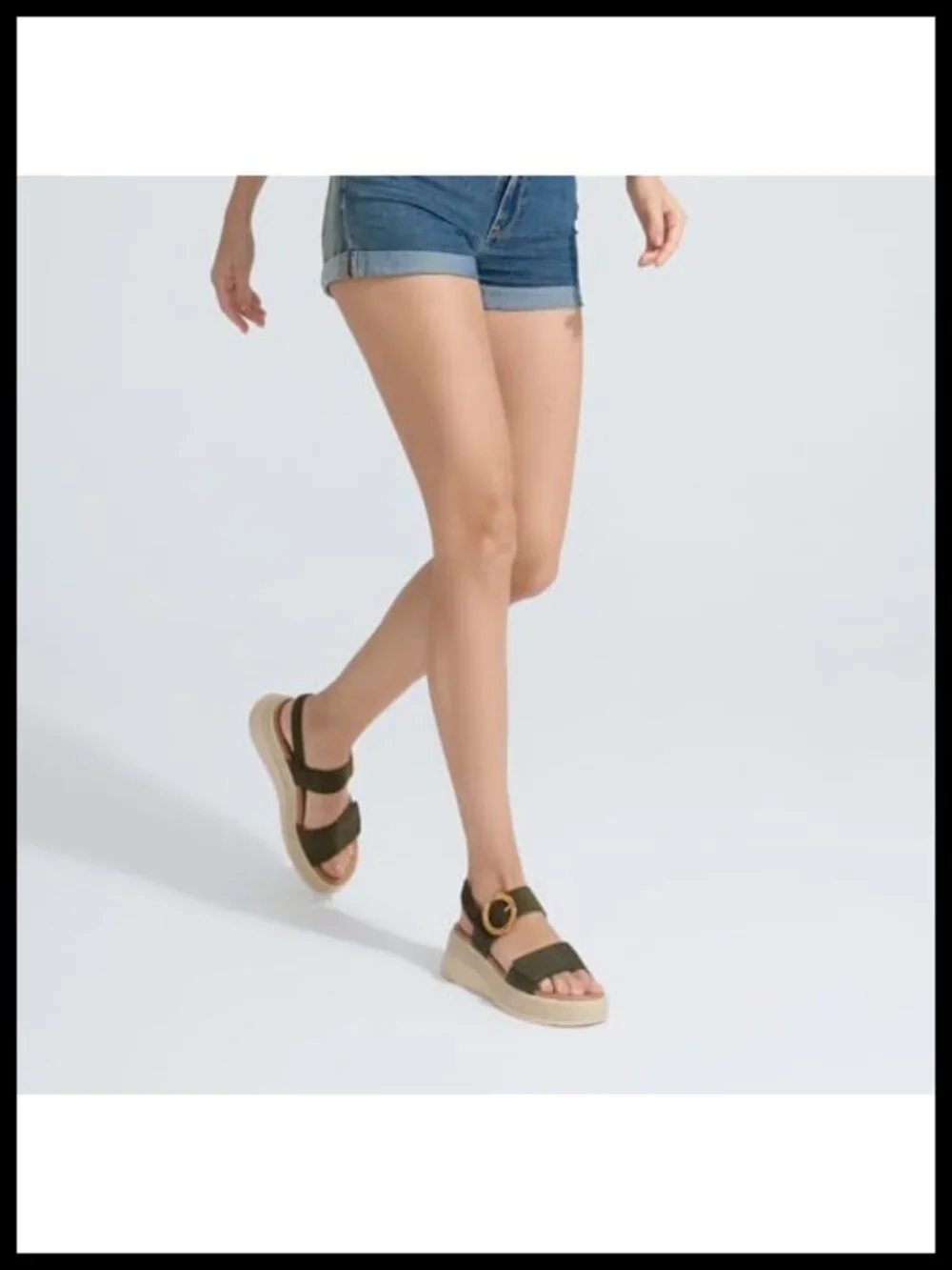 Women's Espadrille Platform Wedge Sandals Arch Support 2.08